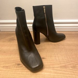 Aldo Black Heeled Booties